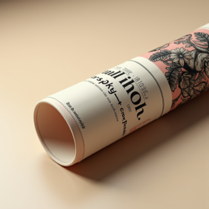 Poster — Duotone Illustrated Design Wrapped Around A Commercial Design #0289 (Midjourney)
