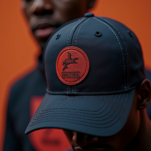Poster — Embroidered-style Emblem Mockup On A Structured Commercial Design #0022 (Leonardo)