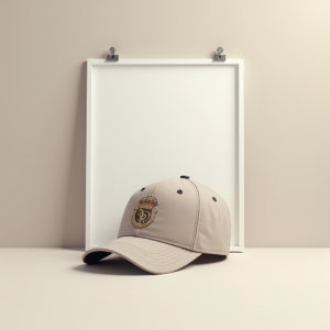 Poster — Embroidered-style Emblem Mockup On A Structured Commercial Design #0052 (Krea)