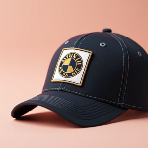 Poster — Embroidered-style Emblem Mockup On A Structured Commercial Design #0252 (Dreamina)