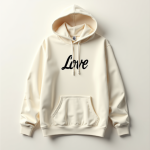 Poster — Hand-lettered Typographic Design Across A Cream Commercial Design #0110 (Stable Diffusion)