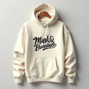 Poster — Hand-lettered Typographic Design Across A Cream Commercial Design #0146 (Stable Diffusion)