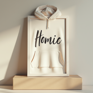 Poster — Hand-lettered Typographic Design Across A Cream Commercial Design #0152 (Recraft)