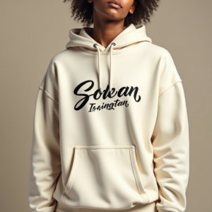 Poster — Hand-lettered Typographic Design Across A Cream Commercial Design #0176 (Recraft)