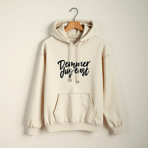 Poster — Hand-lettered Typographic Design Across A Cream Commercial Design #0194 (Stable Diffusion)