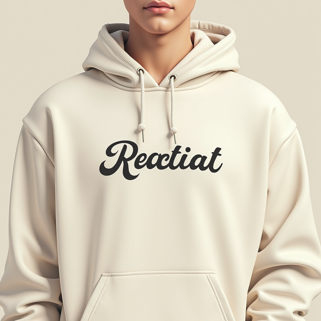 Poster — Hand-lettered Typographic Design Across A Cream Commercial Design #0238 (Leonardo)