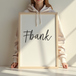 Poster — Hand-lettered Typographic Design Across A Cream Commercial Design #0334 (Leonardo)