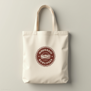 Poster — Retro Badge-style Logo Centered On A Commercial Design #0272 (Recraft)