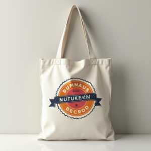 Poster — Retro Badge-style Logo Centered On A Commercial Design #0326 (Stable Diffusion)