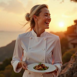 Product Photography — Chef In A Crisp White Uniform Photography #0124 (Stable Diffusion)