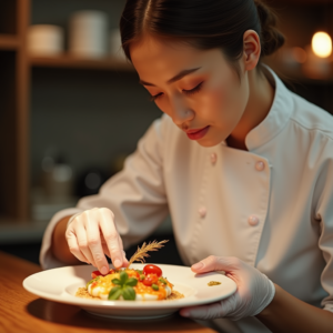 Product Photography — Chef In A Crisp White Uniform Photography #0242 (Dreamina)
