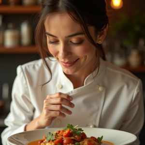 Product Photography — Chef In A Crisp White Uniform Photography #0254 (Dreamina)