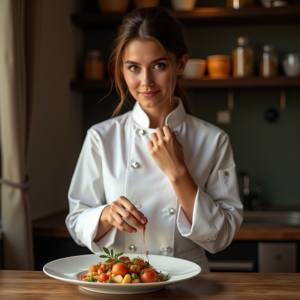 Product Photography — Chef In A Crisp White Uniform Photography #0290 (Dreamina)