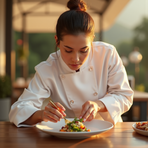 Product Photography — Chef In A Crisp White Uniform Photography #0314 (Dreamina)