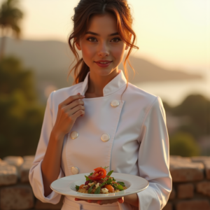 Product Photography — Chef In A Crisp White Uniform Photography #0326 (Dreamina)