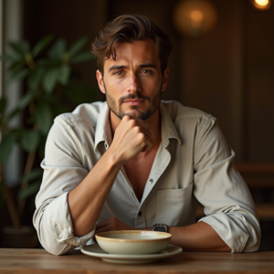 Product Photography — Man In A Relaxed Linen Shirt Photography #0264 (Leonardo)