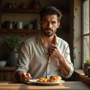 Product Photography — Man In A Relaxed Linen Shirt Photography #0288 (Leonardo)