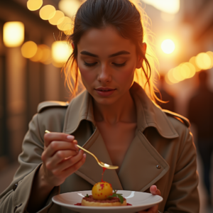 Product Photography — Model In A Structured Trench Coat Photography #0132 (Leonardo)