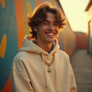 Reels Thumbnails — Stylish Young Man In A Cream Social Media #0044 (ChatGPT)