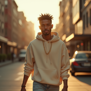 Reels Thumbnails — Stylish Young Man In A Cream Social Media #0134 (Dreamina)