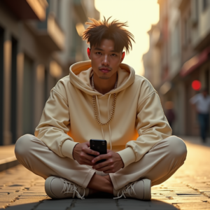 Reels Thumbnails — Stylish Young Man In A Cream Social Media #0140 (ChatGPT)