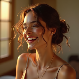 Reels Thumbnails — Woman With A Sleek Low Bun Social Media #0155 (Ideogram)