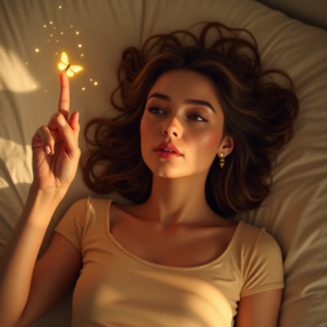 Reels Thumbnails — Woman With Soft Loose Waves Wearing Social Media #0075 (Midjourney)
