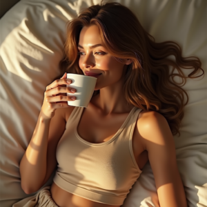 Reels Thumbnails — Woman With Soft Loose Waves Wearing Social Media #0093 (Firefly)