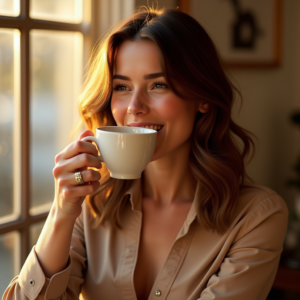 Reels Thumbnails — Woman With Soft Loose Waves Wearing Social Media #0229 (Seedream)
