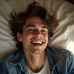Reels Thumbnails — Young Man In A Denim Jacket Social Media #0290 (Dreamina)