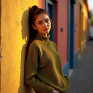 Reels Thumbnails — Young Woman With A High Ponytail Social Media #0049 (Seedream)