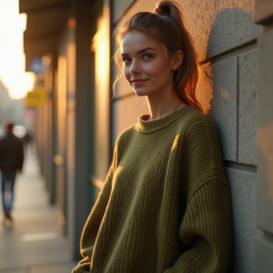 Reels Thumbnails — Young Woman With A High Ponytail Social Media #0121 (Seedream)
