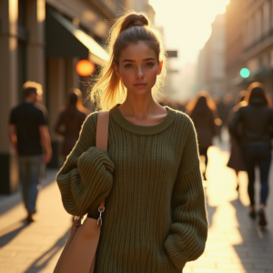 Reels Thumbnails — Young Woman With A High Ponytail Social Media #0133 (Seedream)