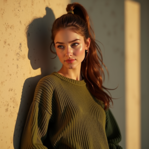 Reels Thumbnails — Young Woman With A High Ponytail Social Media #0157 (Seedream)