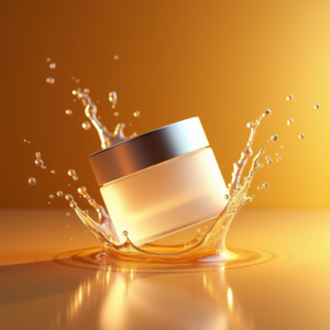 Food — Frosted-glass Cosmetics Jar With A Brushed-silver Product Ads #0038 (Firefly)