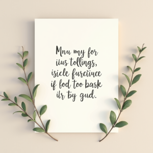 Scrapbook — Cozy Hand-lettered Quote Framed By Minimal Printable / Etsy #0038 (Firefly)