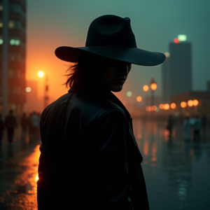 Luxury Lifestyle — Mysterious Figure Beneath A Wide-brimmed Hat Cinematic #0039 (Gemini)