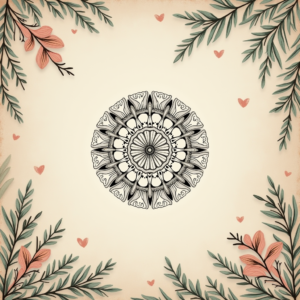 Wall Art — Intricate Mandala Pattern Radiating From A Printable / Etsy #0039 (ChatGPT)