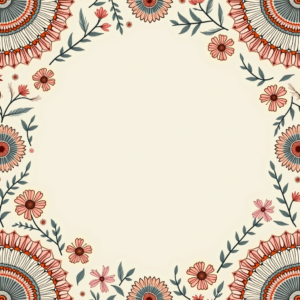 Seamless Patterns — Intricate Mandala Pattern Radiating From A Printable / Etsy #0039 (Leonardo)