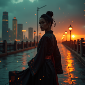 Luxury Lifestyle — Regal Figure In Flowing Embroidered Robes Cinematic #0040 (ChatGPT)