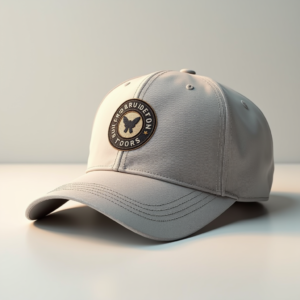 Packaging — Embroidered-style Emblem Mockup On A Structured Commercial Design #0040 (ChatGPT)