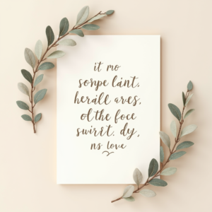 Scrapbook — Cozy Hand-lettered Quote Framed By Minimal Printable / Etsy #0062 (Firefly)