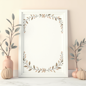 Scrapbook — Cozy Hand-lettered Quote Framed By Minimal Printable / Etsy #0110 (Firefly)