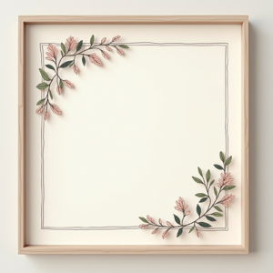 Scrapbook — Cozy Hand-lettered Quote Framed By Minimal Printable / Etsy #0122 (Firefly)