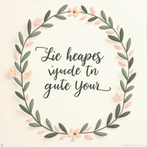 Scrapbook — Cozy Hand-lettered Quote Framed By Minimal Printable / Etsy #0188 (Midjourney)