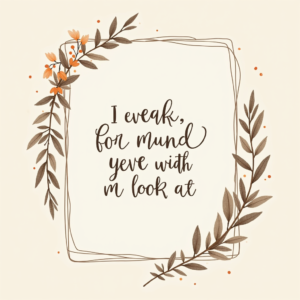 Scrapbook — Cozy Hand-lettered Quote Framed By Minimal Printable / Etsy #0239 (Krea)