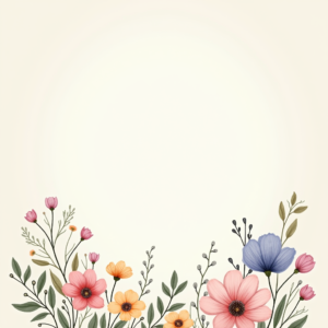 Scrapbook — Delicate Line-art Bouquet Of Wildflowers With Printable / Etsy #0001 (ChatGPT)