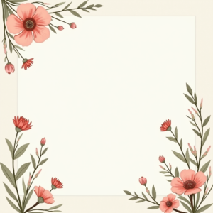 Scrapbook — Delicate Line-art Bouquet Of Wildflowers With Printable / Etsy #0019 (Dreamina)