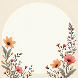 Scrapbook — Delicate Line-art Bouquet Of Wildflowers With Printable / Etsy #0199 (Dreamina)