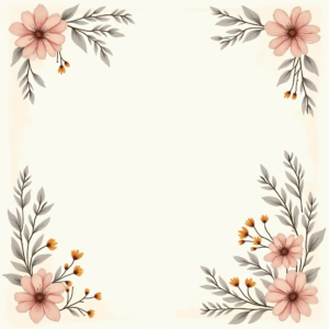 Scrapbook — Delicate Line-art Bouquet Of Wildflowers With Printable / Etsy #0223 (Dreamina)